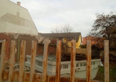 épület bontás, épületbontás, bontási munkák Budapest, tereprendezés, családi ház bontása, házbontás